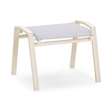 Best Cavalese Hocker Gartenhocker für Klappstuhl Sand 59 x 51 x 45 cm