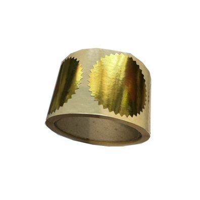 trodat Prägepressen Etiketten Aufkleber Siegel rund Ø55mm gold - 250 Stück