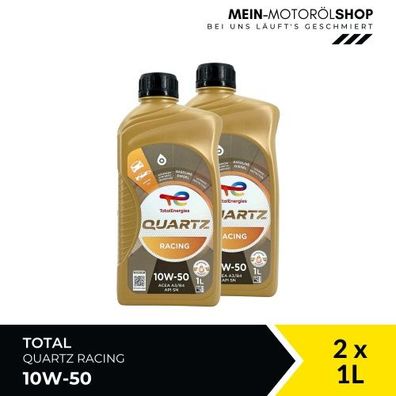 Total Quartz Racing 10W-50 2x1 Liter