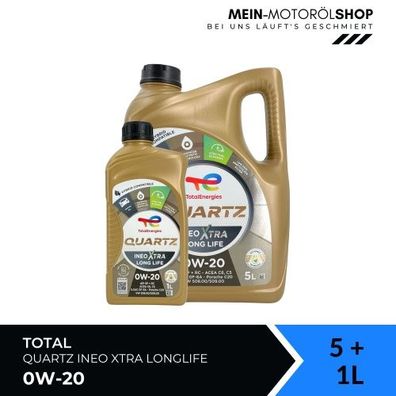Total Quartz Ineo Xtra Longlife 0W-20 5 + 1 Liter