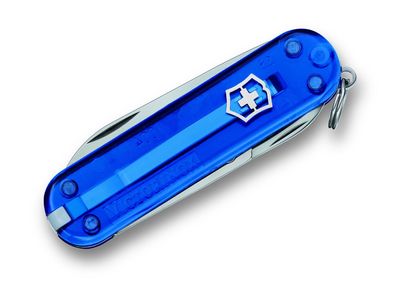 Schweizer Taschenmesser Klein 7 Funktionen Classic SD, 58 mm, Deep Ocean