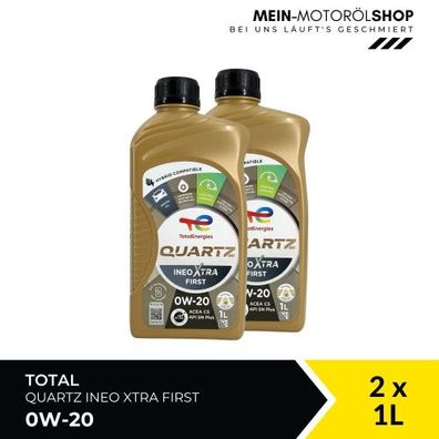 Total Quartz Ineo Xtra First 0W-20 2x1 Liter