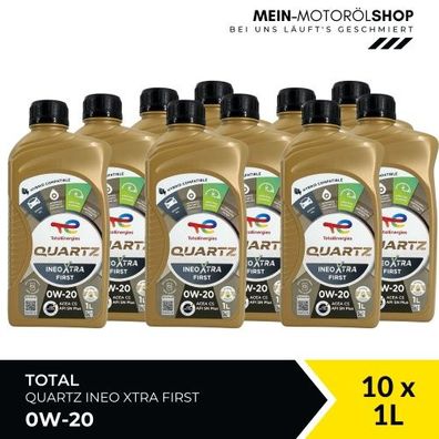 Total Quartz Ineo Xtra First 0W-20 10x1 Liter