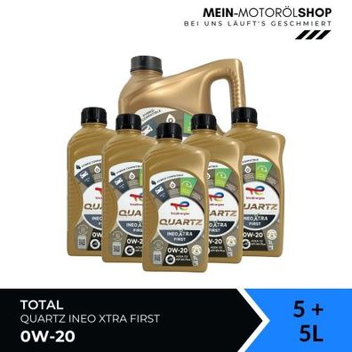 Total Quartz Ineo Xtra First 0W-20 5 + 5 Liter