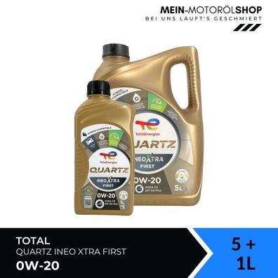 Total Quartz Ineo Xtra First 0W-20 5 + 1 Liter