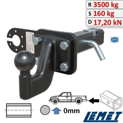 Adapter Anhängerkupplung 2-Zoll Einshub mit Spannkeil für Lexus RX 350 II 03-08