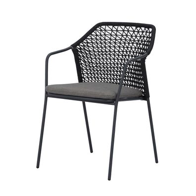 Best Burano Outdoor Dinning Stuhl Gartenstuhl Anthrazit 58,5 x 60 x 83,5 cm