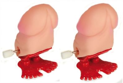 2x Hüpfender Penis Hüpfpenis Pimmel Penisspringer Scherzartikel Partygag JGA