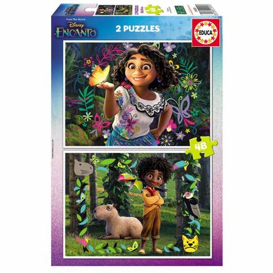 Disney Ecanto-Puzzle 2x48Stück
