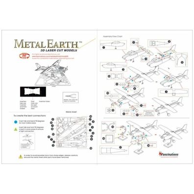 METAL EARTH 3D-Puzzle Cessna 172 Skyhawk