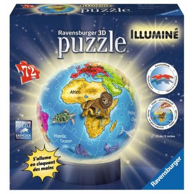 Ravensburger Leuchtpuzzleball Globus 72 Teile