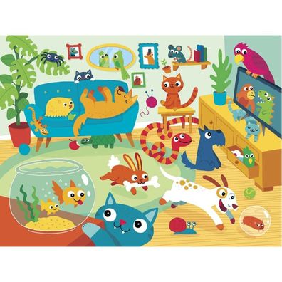 Gibsons Tier Party Puzzle 24 Teile