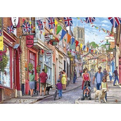 Gibsons Steep Hill Puzzle 1000 Teile