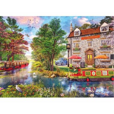 Gibsons Puzzle Hotel Riverside Inn 1000 Teile