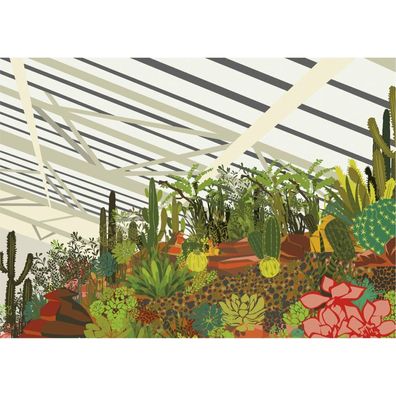 Gibsons Puzzle Brutalist Winter Garden, London 500 Teile