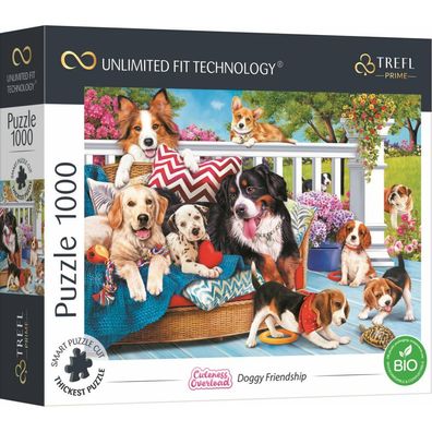 TREFL Puzzle UFT Cuteness Overload: Hundefreundschaft 1000 Teile