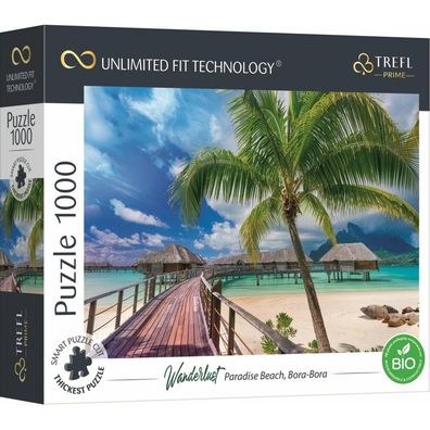 TREFL Puzzle UFT Fernweh: Paradiesstrand in Bora-Bora 1000 Teile