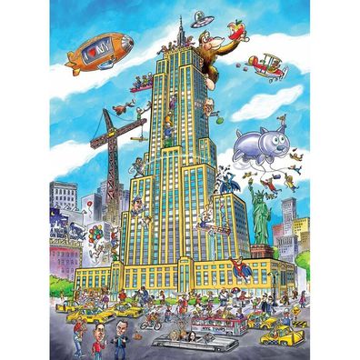 COBBLE HILL Puzzle DoodleTown: Empire State 1000 Teile