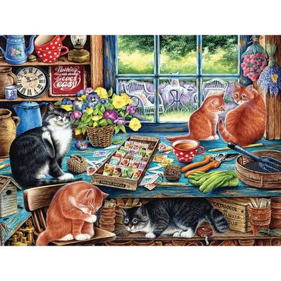 COBBLE HILL Cat's Privacy Puzzle XL 275 Teile