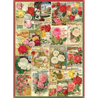 Eurographics Puzzle Saatgutkatalog: Rosen 1000 Teile