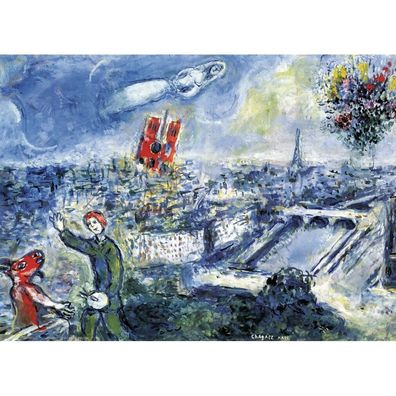 Eurographics Puzzle Ansicht von Paris 1000 Teile