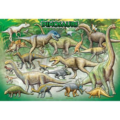 Eurographics Puzzle Dinosaurier 100 Teile