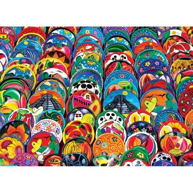 Eurographics Puzzle Mexikanische Teller 1000 Teile