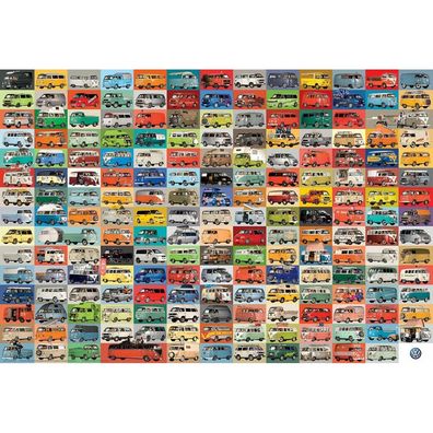 Eurographics Puzzle VW Groovy Bus 2000 Teile