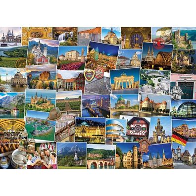 Eurographics Weltenbummler-Puzzle - Deutschland 1000 Teile