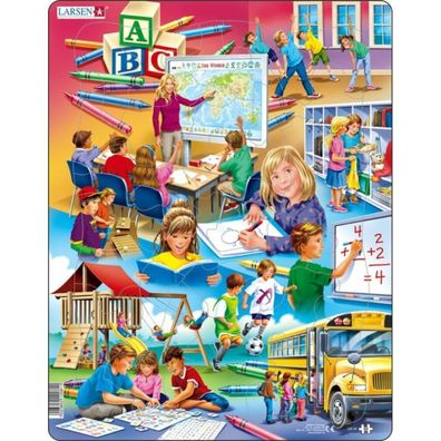 LARSEN Puzzle Schule 33 Teile