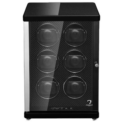 Modalo - 1506884H - Uhrenbeweger für 6 Uhren - Ambiente Hochglanz/Carbon