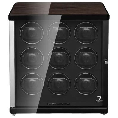 Modalo - 1509714 - Uhrenbeweger für 9 Uhren - Ambiente - Makassar/schwarz