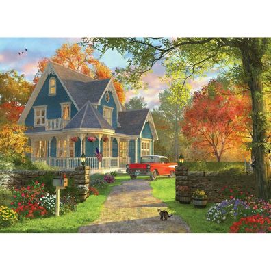 Eurographics Blaues Landhaus Puzzle 1000 Teile