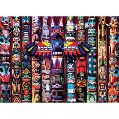 Eurographics Puzzle Indianische Totems 1000 Teile