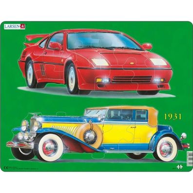 LARSEN Puzzle Autos - Geschichte und Gegenwart 25 Teile