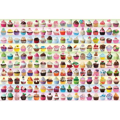 Eurographics Puzzle Farbige Cupcakes 2000 Teile