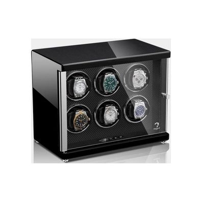 Modalo - 1506884 - Uhrenbeweger für 6 Uhren - Ambiente Hochglanz/Carbon