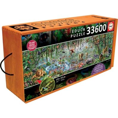 EDUCA Puzzle Wildnis 33600 Teile