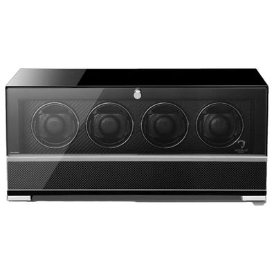 Modalo - 3304885S - Uhrenbeweger für 4 Uhren - Clasico Premium Hochglanz Carbon