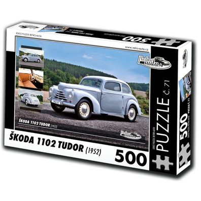 RETRO-AUTA Puzzle Nr. 71 `koda 1102 TUDOR (1952) 500 Teile