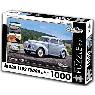 RETRO-AUTA Puzzle Nr. 71 `koda 1102 TUDOR (1952) 1000 Teile