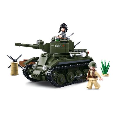 Sluban M38-B0686 - WWII -Allied Light Cavalry Tank