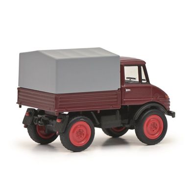 Schuco 452660900 - Unimog U406 rot, 1:87 - Modellauto