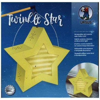 Twinkle Star 19cm gelb Laterne