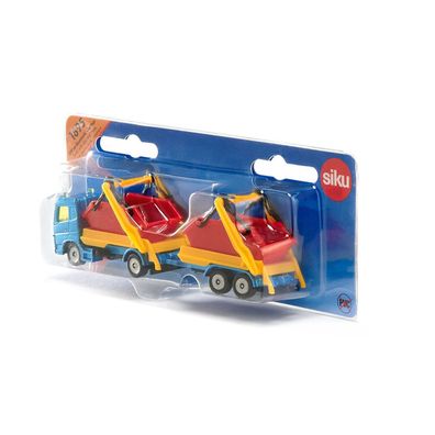 SIKU LKW mit Absetzmulde und Anhänger
