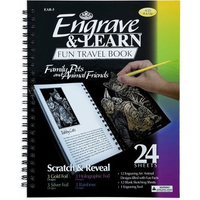 ROYAL & Langnickel Rubbelbilder im Block Tiere