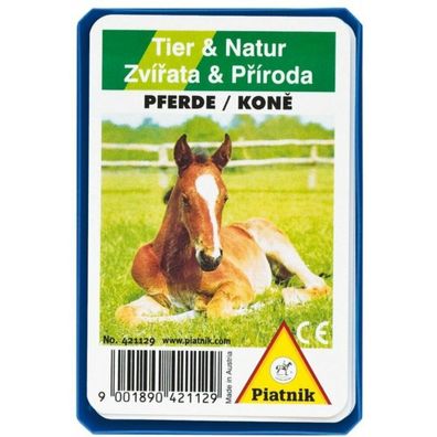 Piatnik 4211 - Quartett Tier und Natur - Pferde