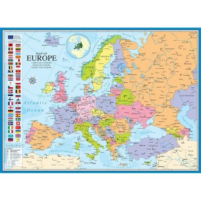 Eurographics Puzzle Karte von Europa 1000 Teile