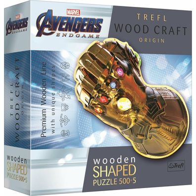 TREFL Wood Craft Origin Puzzle Marvel: Infinity Gauntlet 505 Teile