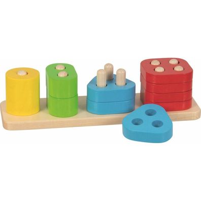 GOKI Motor Holzspiel Farben und Formen
